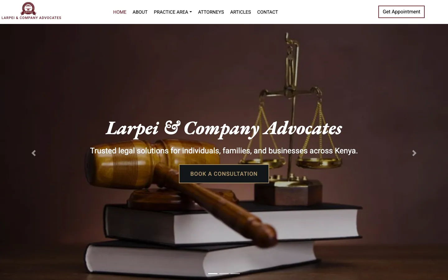 Larpei and Company website