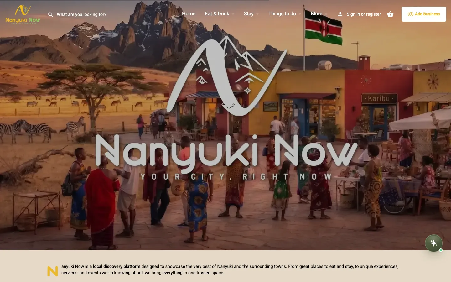 Nanyuki Now website